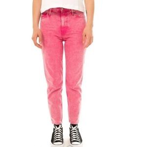 Vintage Calvin Klein Hot Barbie Pink Mom Straight Taper Leg Jeans